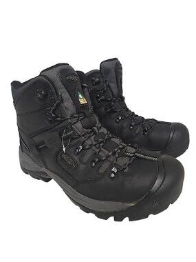 Keen Utility Men's Pittsburgh Energy Waterproof Work Hiker Black Size 12D